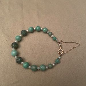 Green Beaded Bracelet